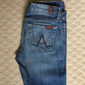 7 for all mankind Swarovski A pocket jeans